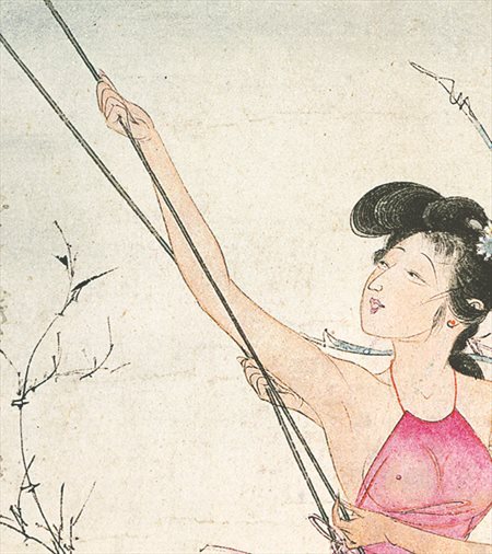 象州县-胡也佛的仕女画和最知名的金瓶梅秘戏图